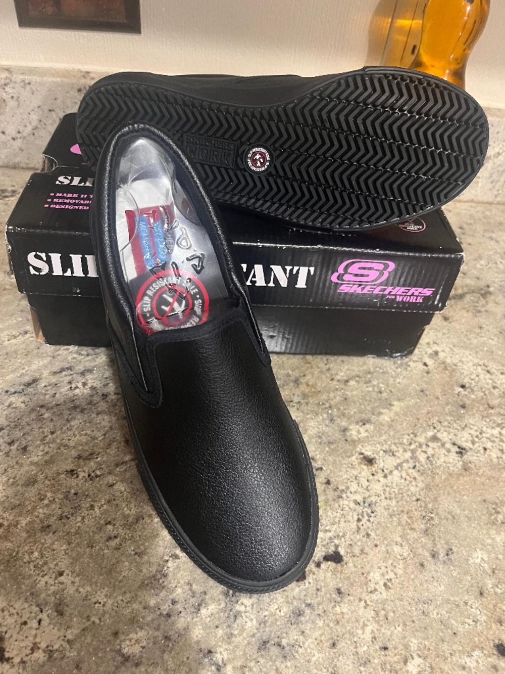 Sketchers For Work Slip Resistant Slip On